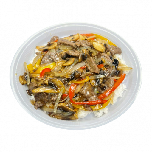 Говядина с грибами